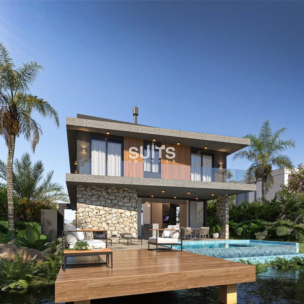 Belíssimo sobrado à beira lago no condomínio Amare Home Resort: 2ª foto da galeria de imagens do imóvel