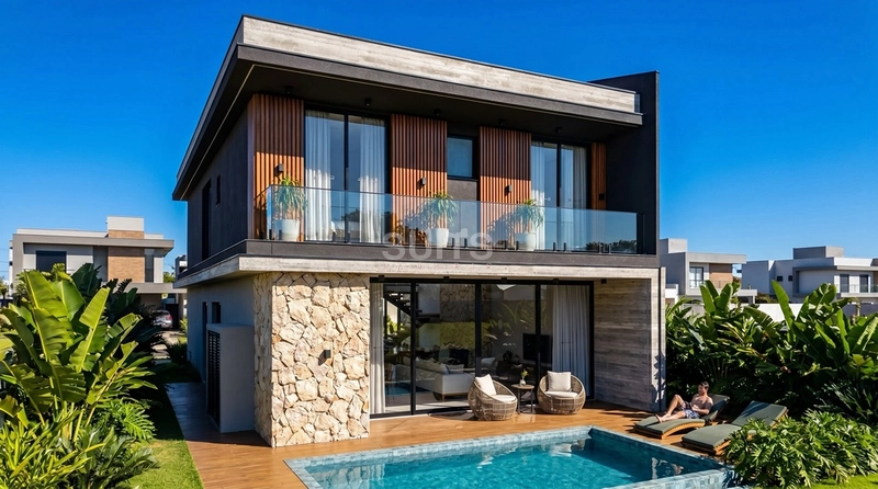 Excelente sobrado beira lago no condomínio Zen concept resort: 2ª foto da galeria de imagens do imóvel