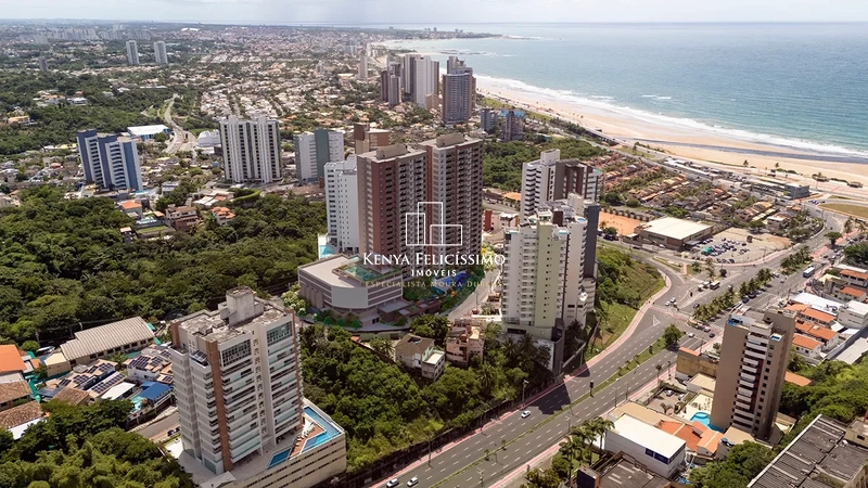 Apartamento no alto de Patamares com vista livre e varanda: 1ª foto da galeria de imagens do imóvel