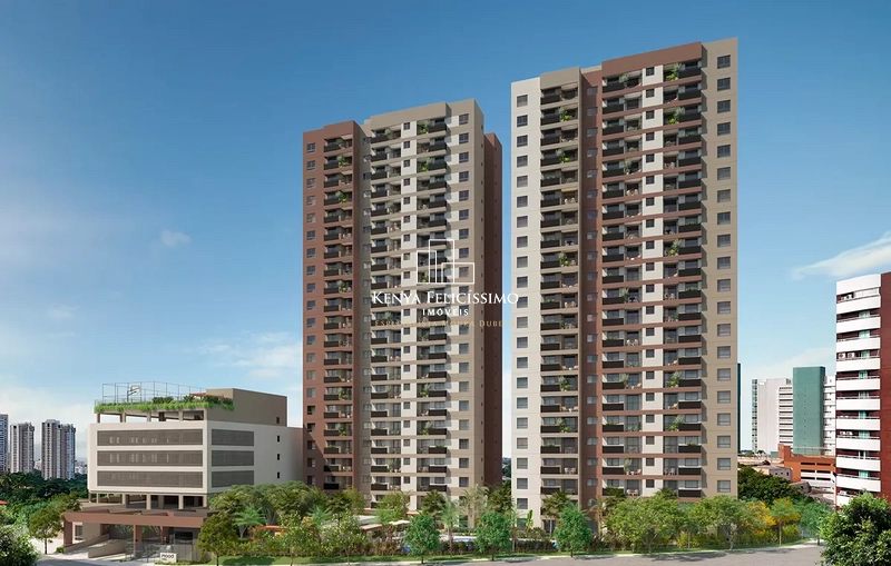 Apartamento no alto de Patamares com vista livre e varanda gourmet: 4ª foto da galeria de imagens do imóvel