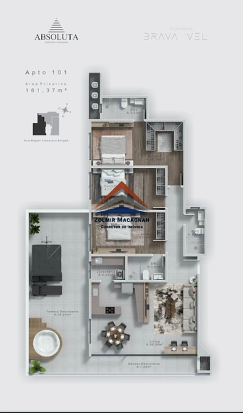 Apartamento 2 suítes mais Home Office na Praia Brava em Itajaí SC: 31ª foto da galeria de imagens do imóvel