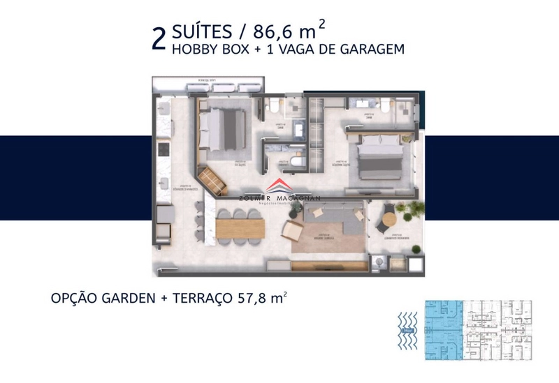 Venda de Apartamentos na Planta na Beira Mar Sul em Florianópolis SC: 12ª foto da galeria de imagens do imóvel