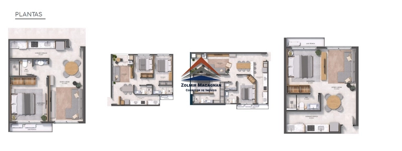 Apartamento 1 dormitório na planta em Florianópolis: 40ª foto da galeria de imagens do imóvel