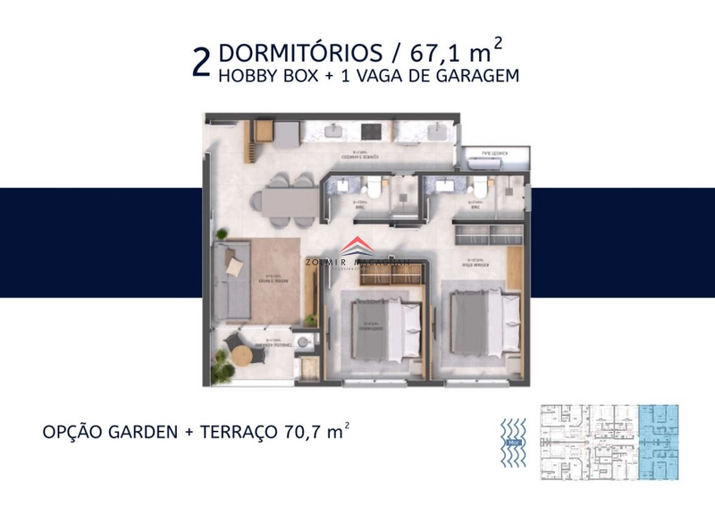 Apartamentos na Planta à Venda em Florianópolis Entrega Dezembro 2026: 18ª foto da galeria de imagens do imóvel