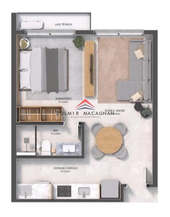 Apartamentos na Planta à Venda em Florianópolis Entrega Dezembro 2026: 40ª foto da galeria de imagens do imóvel