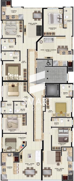 Apartamento novo em Capão da Canoa: 18ª foto da galeria de imagens do imóvel