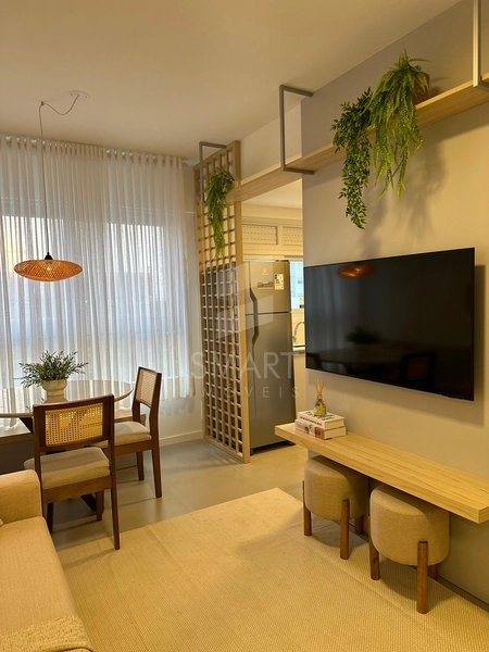 Apartamento de 1 Dormitório Finamente Mobiliado no Atlantic Trend – Navegantes: 3ª foto da galeria de imagens do imóvel