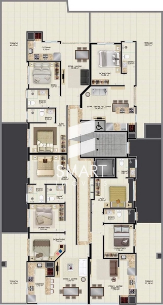 Apartamento novo em Capão da Canoa: 20ª foto da galeria de imagens do imóvel