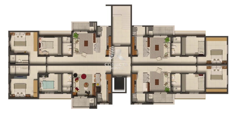 Apartamentos em construção a venda no Edifício Germânia : 6ª foto da galeria de imagens do imóvel