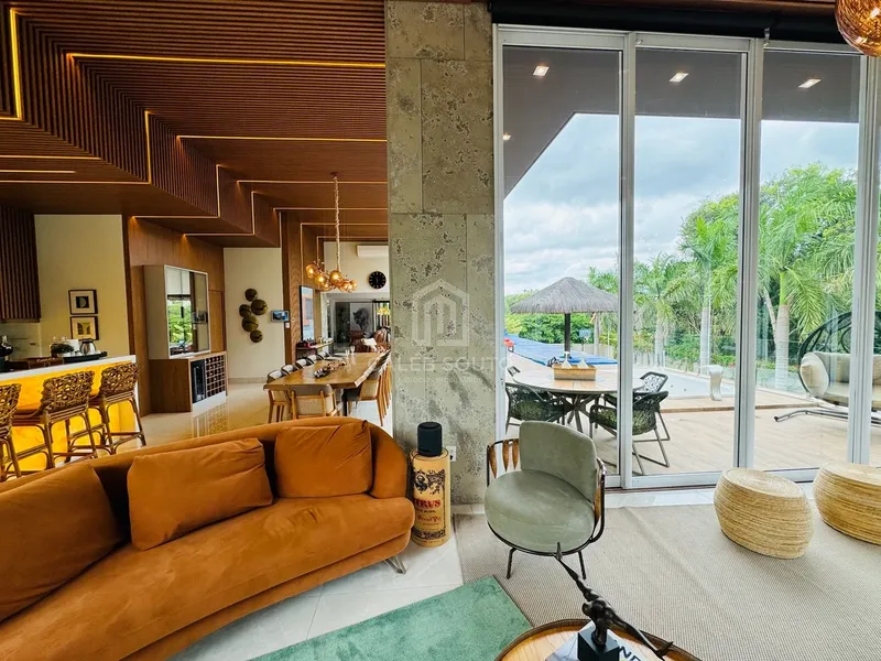 Mansão de luxo com 4 suítes, piscina e lago condomínio Green Valley: 10ª foto da galeria de imagens do imóvel