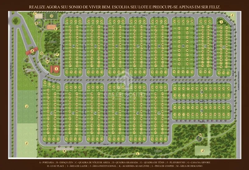 Terreno a venda medindo 369 metros no Condomínio Terras da Fazenda em Marília-SP. : 2ª foto da galeria de imagens do imóvel