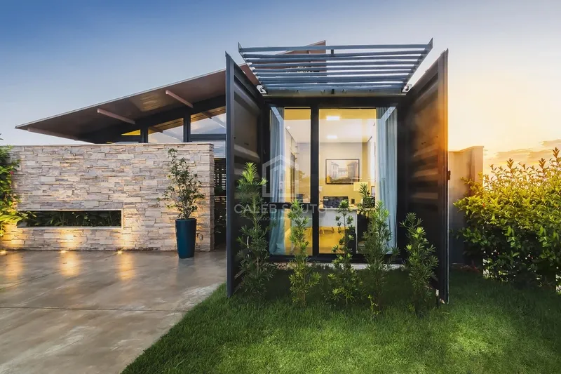 Casa Container Moderna e Sustentável no Condomínio Verana Parque Alvorada, Marília: 4ª foto da galeria de imagens do imóvel