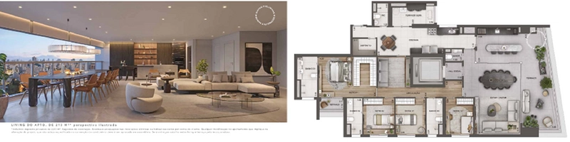 Apartamento 3 suítes Alto da Boa Vista SP $4.100.000: 5ª foto da galeria de imagens do imóvel