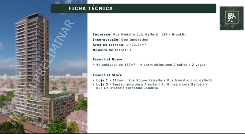 Apartamento de 1 6 7 m 2 - 4 dormitórios com 2 suítes | 2 vagas. Valor: 2.800.000: 5ª foto da galeria de imagens do imóvel