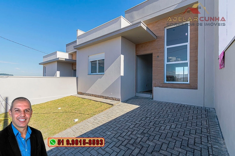 Casa com 2 dormitórios sendo 1 suíte à VENDA em Sapiranga: 1ª foto da galeria de imagens do imóvel