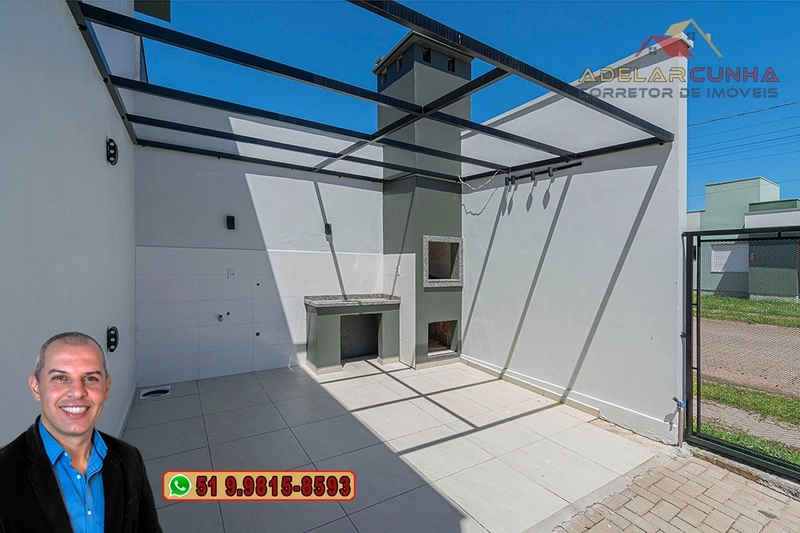Casa de Esquina 2 dormitórios sendo 1 suíte à VENDA em Araricá - RS : 4ª foto da galeria de imagens do imóvel