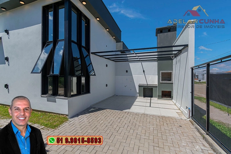 Casa de Esquina 2 dormitórios sendo 1 suíte à VENDA em Araricá - RS : 3ª foto da galeria de imagens do imóvel