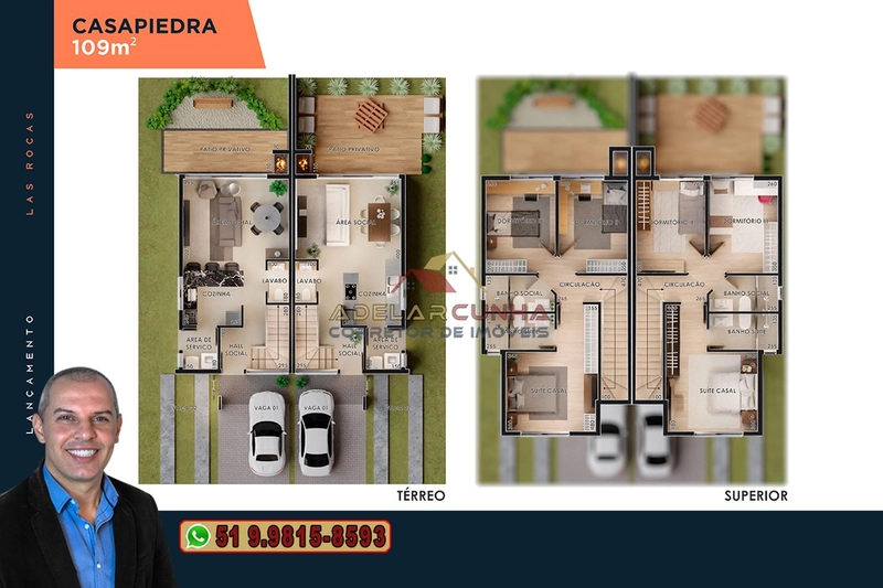 Casas a Venda com Plantas de 3 e 4 Dormitórios sendo 1 ou 2 Suítes: 35ª foto da galeria de imagens do imóvel