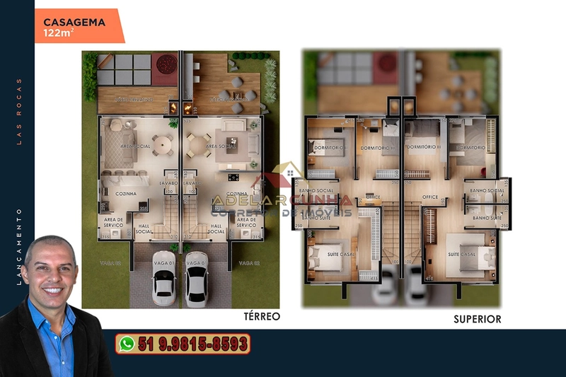Casas a Venda com Plantas de 3 e 4 Dormitórios sendo 1 ou 2 Suítes: 36ª foto da galeria de imagens do imóvel
