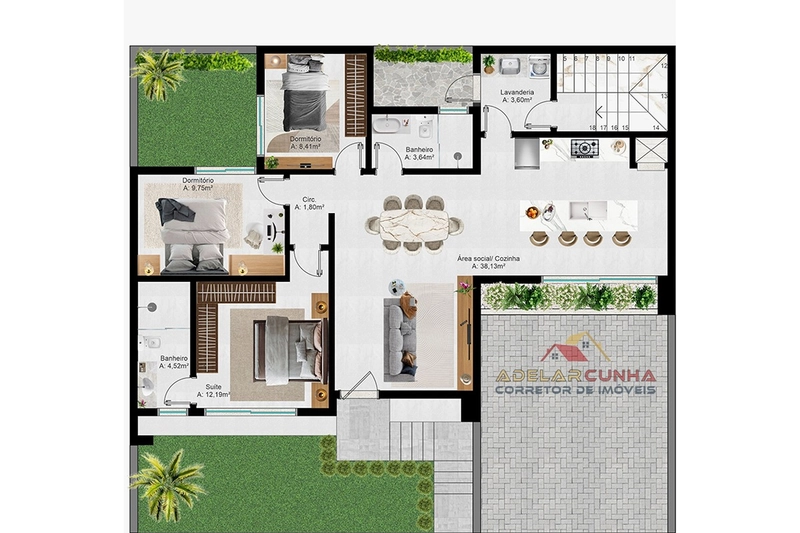 Casa com 3 dormitórios sendo 1 Suíte à VENDA em Campo Bom: 60ª foto da galeria de imagens do imóvel