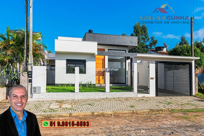 Casa à Venda em Sapiranga com 3 Dormitórios sendo 1 Suíte: 1ª foto da galeria de imagens do imóvel