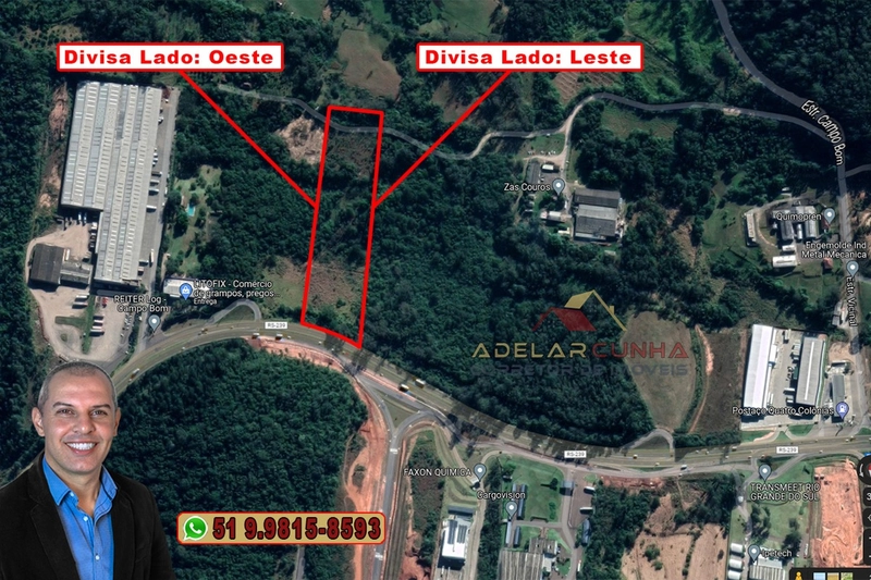 Terreno com 2.5 hectares com frente para RS 239 em Campo Bom.: 20ª foto da galeria de imagens do imóvel