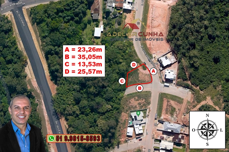 Terreno Esquina à Venda em Campo Bom: 8ª foto da galeria de imagens do imóvel