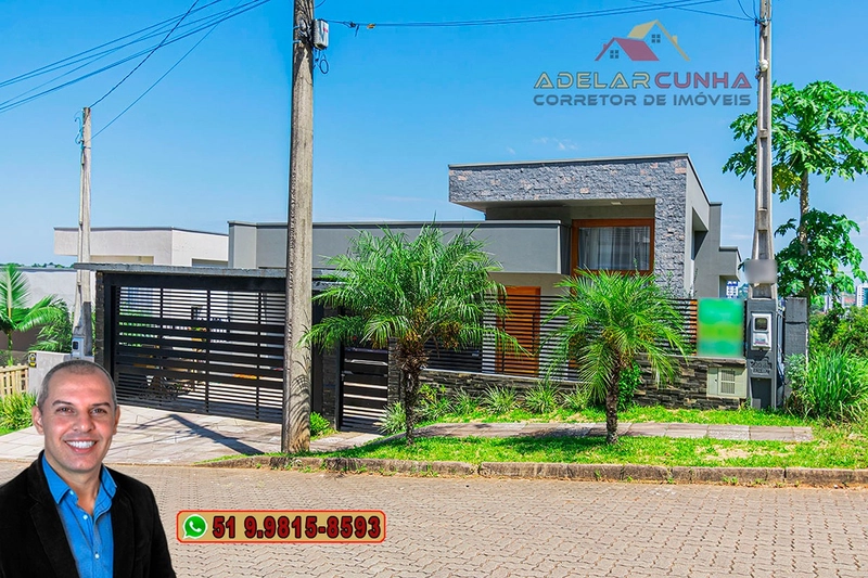 Casa à Venda em Campo Bom com 3 Dormitórios, Sendo 2 Suítes e Terraço com Piscina: 1ª foto da galeria de imagens do imóvel