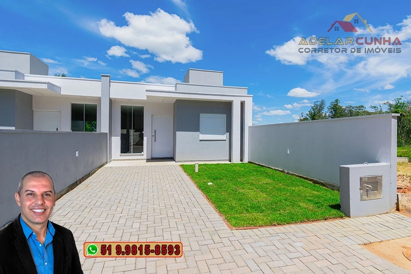 Casa nova à VENDA no bairro Integração em Araricá: 1ª foto da galeria de imagens do imóvel