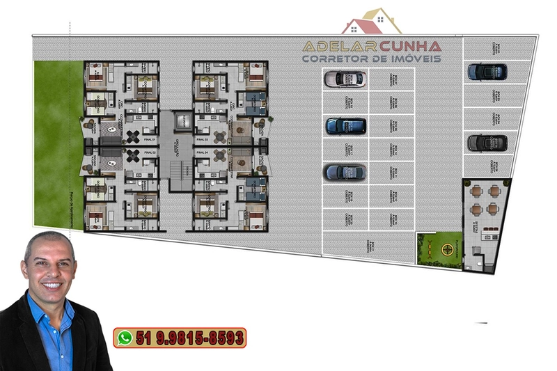 Apartamento com 3 dormitórios sendo 1 Suíte à VENDA em Campo Bom: 40ª foto da galeria de imagens do imóvel