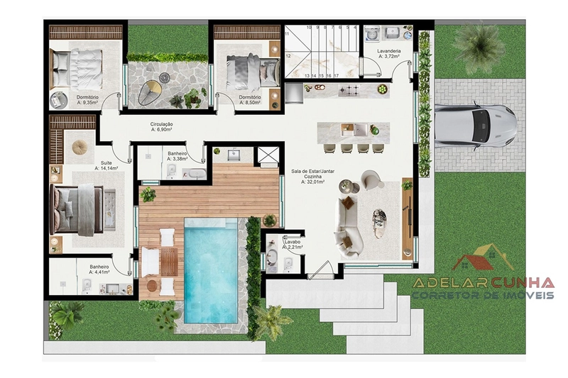 Casa de Esquina com 3 dormitórios sendo 1 Suíte à VENDA em Campo Bom: 63ª foto da galeria de imagens do imóvel