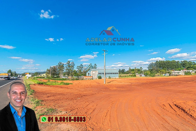 Terreno Comercial / Industrial de Frente para RS 239 em Araricá.: 2ª foto da galeria de imagens do imóvel
