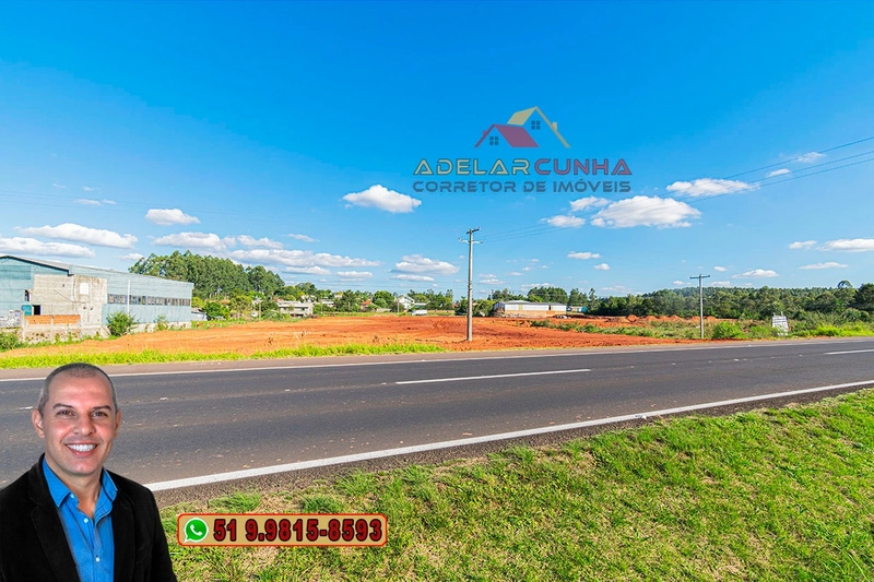 Terreno Comercial / Industrial de Frente para RS 239 em Araricá.: 6ª foto da galeria de imagens do imóvel