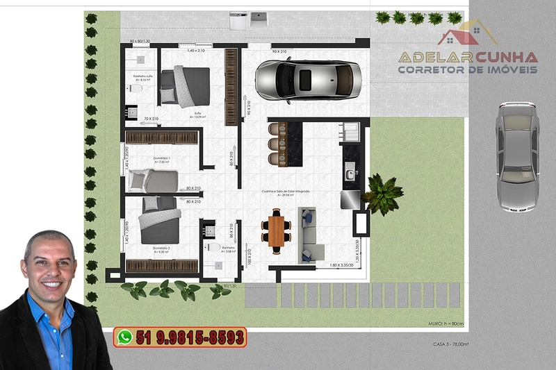 Casa de Esquina à Venda em Campo Bom: 12ª foto da galeria de imagens do imóvel