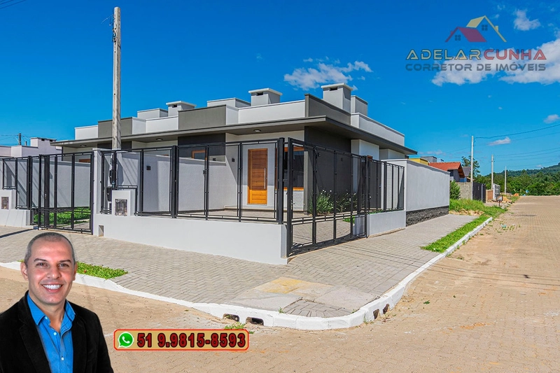Casa com 2 e 3 dormitórios à VENDA em Araricá: 1ª foto da galeria de imagens do imóvel