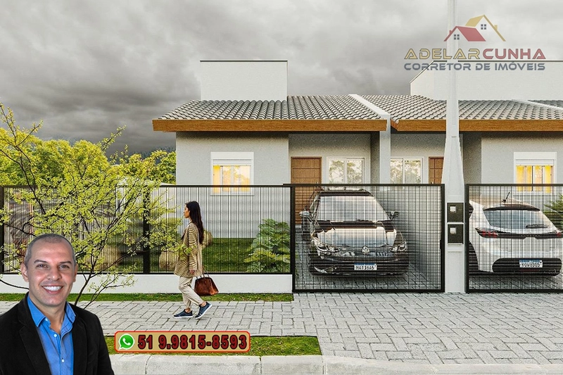 Casas com 2 Dormitórios à VENDA no Bairro São Jacó em Sapiranga: 2ª foto da galeria de imagens do imóvel