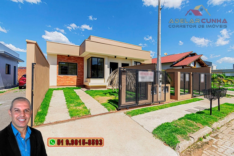 Casa com 2 dormitórios sendo 1 Suíte à VENDA em Araricá - RS : 1ª foto da galeria de imagens do imóvel