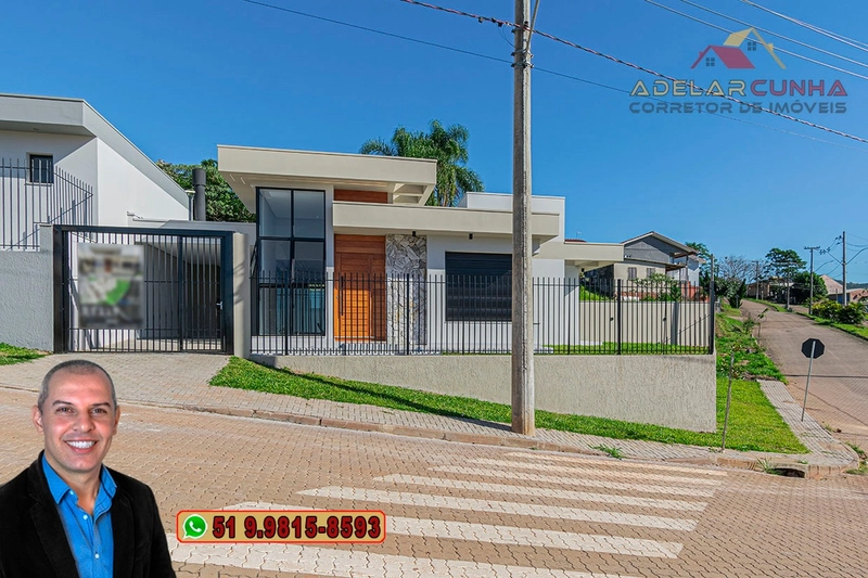 Casa de Esquina com 3 dormitórios sendo 1 Suíte à VENDA em Campo Bom: 1ª foto da galeria de imagens do imóvel