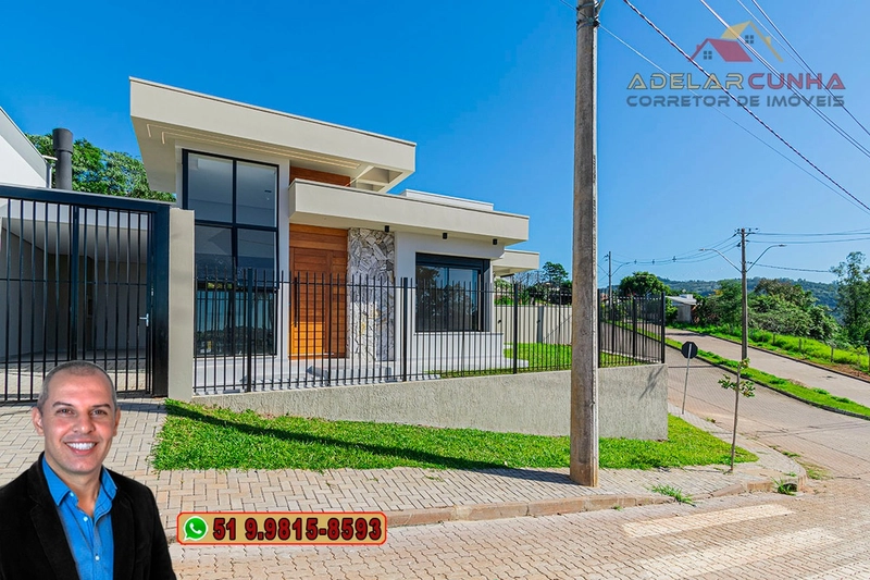Casa de Esquina com 3 dormitórios sendo 1 Suíte à VENDA em Campo Bom: 2ª foto da galeria de imagens do imóvel