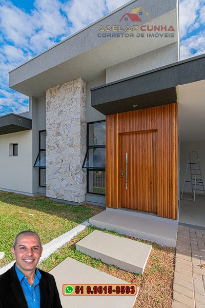 Casa de Esquina Moderna com 3 Dormitórios e Suíte à Venda em Campo Bom: 8ª foto da galeria de imagens do imóvel