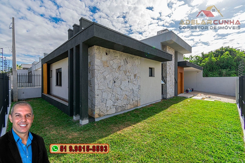 Casa de Esquina Moderna com 3 Dormitórios e Suíte à Venda em Campo Bom: 4ª foto da galeria de imagens do imóvel