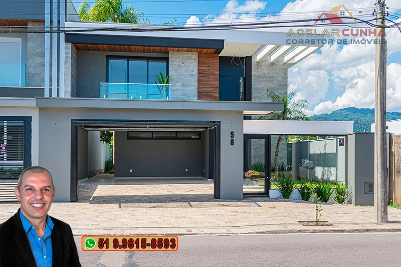 Casa à Venda em Sapiranga com 3 Dormitórios sendo 1 Suíte: 1ª foto da galeria de imagens do imóvel