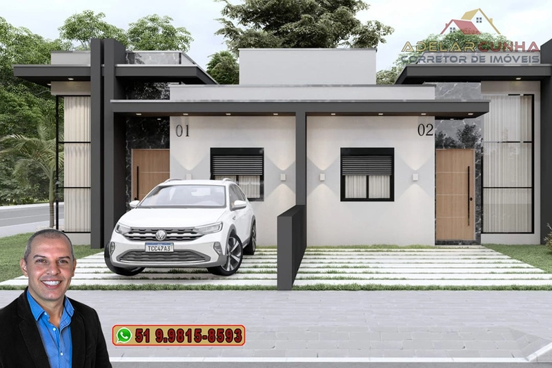 Casa à VENDA em Sapiranga com 2 dormitórios, moderna e pronta para morar: 3ª foto da galeria de imagens do imóvel
