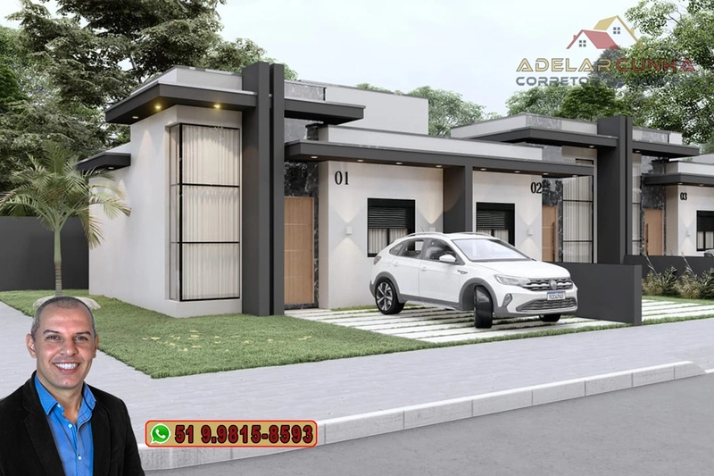 Casa à VENDA em Sapiranga com 2 dormitórios, moderna e pronta para morar: 1ª foto da galeria de imagens do imóvel