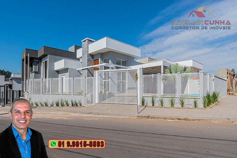 Casa 3 dormitórios sendo 1 suíte à VENDA em Campo Bom : 1ª foto da galeria de imagens do imóvel