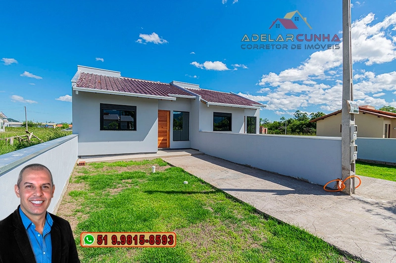 Casa com 2 dormitórios à VENDA em Campo Vicente – Nova Hartz: 2ª foto da galeria de imagens do imóvel