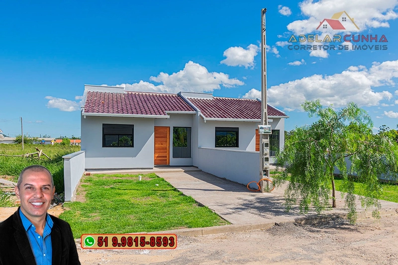 Casa com 2 dormitórios à VENDA em Campo Vicente – Nova Hartz: 1ª foto da galeria de imagens do imóvel