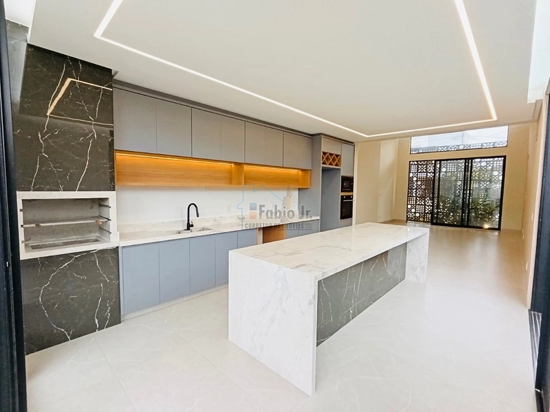 Casa térrea com 3 suítes em condomínio fechado - Jardins Barcelona: 5ª foto da galeria de imagens do imóvel