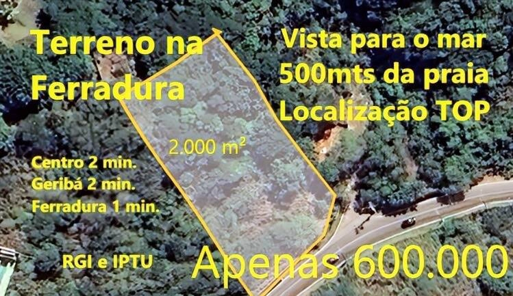Terreno a 500m da praia de Geribá: 8ª foto da galeria de imagens do imóvel