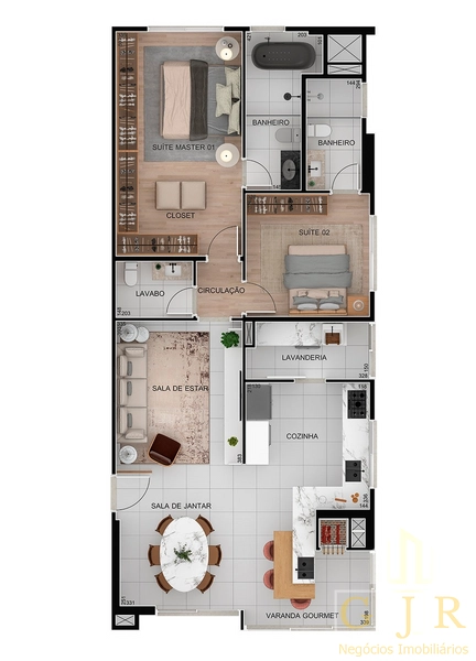 APARTAMENTO 2 SUÍTES: 13ª foto da galeria de imagens do imóvel